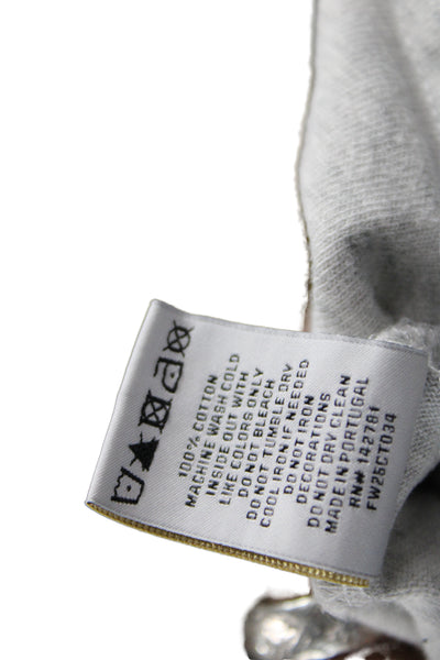Aime Leon Dore Mens Gray Graphic Cotton Crew Neck Short Sleeve T-Shirt Size M