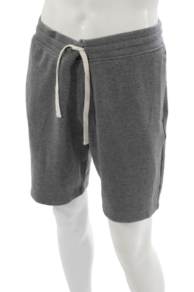 Goodfellow Mens Sweat Shorts Gray Drawstring Solid Size M