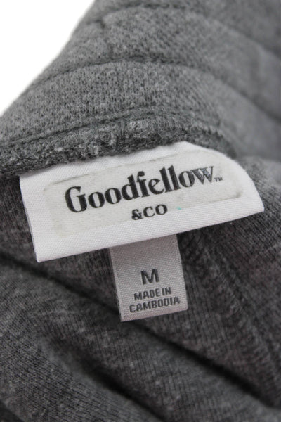 Goodfellow Mens Sweat Shorts Gray Drawstring Solid Size M