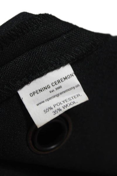 Opening Ceremony Women Black A-Line Mini Skirt Size XS