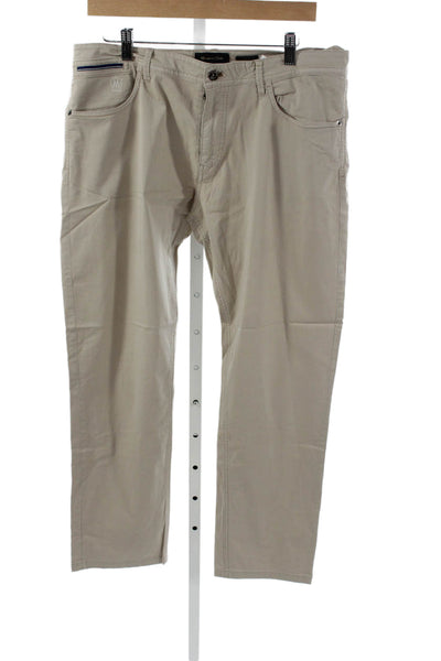 Massimo Dutti Mens Beige Chinos 98% Cotton 2% Elastane Size 34