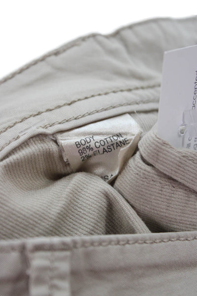 Massimo Dutti Mens Beige Chinos 98% Cotton 2% Elastane Size 34