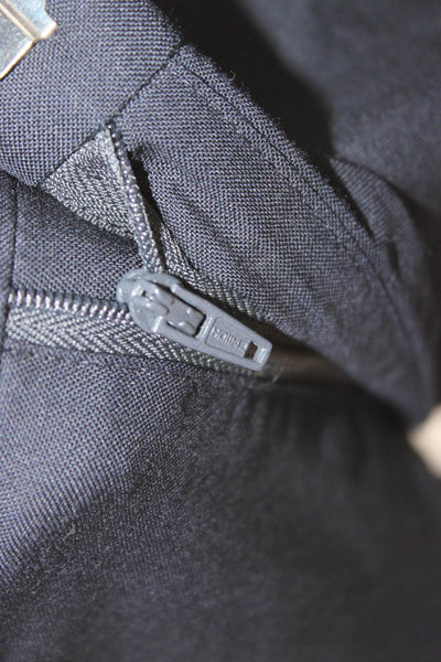 J Crew Men Dark Blue Wool Dress Pants Solid Size 34