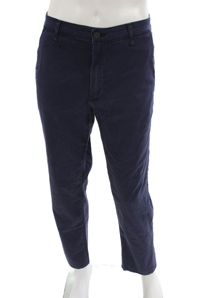 AG Adriano Goldschmied Mens Chino Pants Dark Blue 100% Wool Size 34