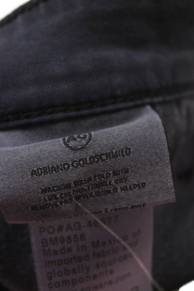 AG Adriano Goldschmied Mens Chino Pants Dark Blue 100% Wool Size 34