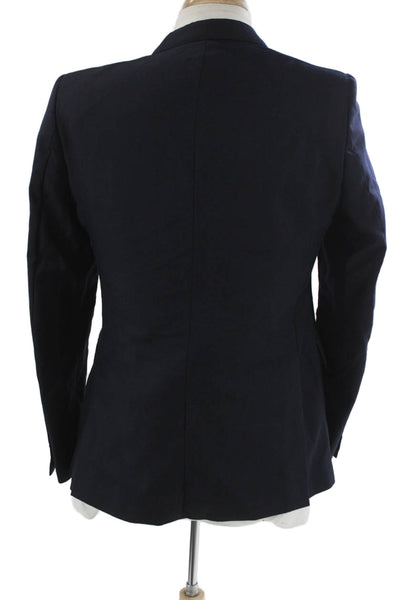 Charles Tyrwhitt Mens Dark Blue Wool 2 Piece Suit Jacket Button Size 38