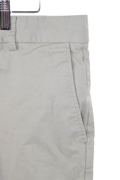 Zara Mens Chino Pants Beige Button Closure Size 32