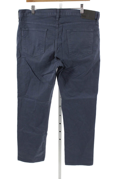 Paige Black Label Mens Chinos Blue Cotton Size 34