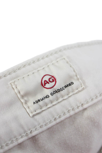 AG Adriano Goldschmied Mens Chino Shorts White Size 34