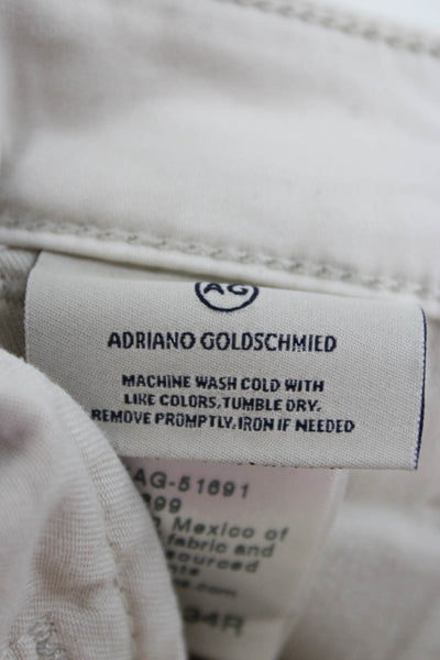 AG Adriano Goldschmied Mens Chino Shorts White Size 34