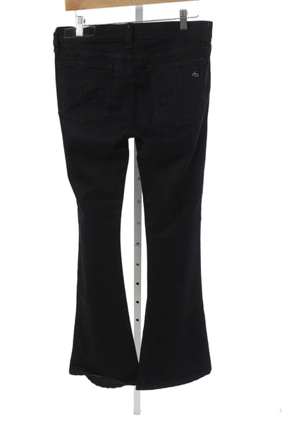 Rag & Bone Jean Womens Bootcut Flared Black Jeans Size 29