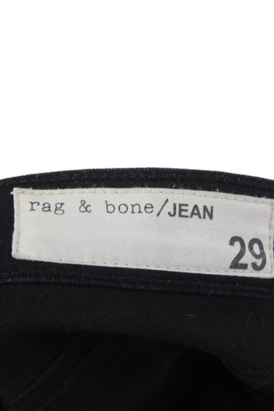 Rag & Bone Jean Womens Bootcut Flared Black Jeans Size 29