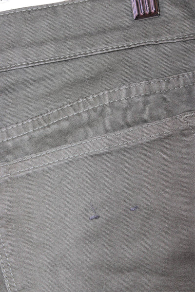 J Crew Unisex Ankle Chino Pants Green 27 Inseam Size 28