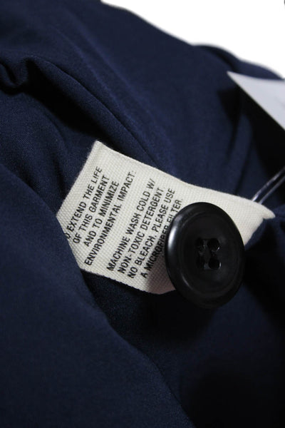 Alex Mill Womens Dark Blue Collared Button Jacket Long Sleeve Size S