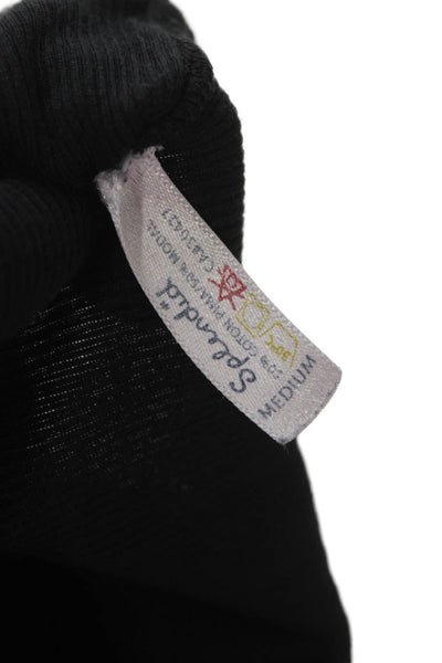 Splendid Women Black Basic Scoop Neck Tank 50% Pima Cotton Size M