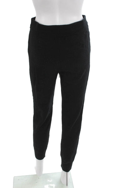 Quince Women Black 100% Cashmere Joggers Drawstring Classic Size 25