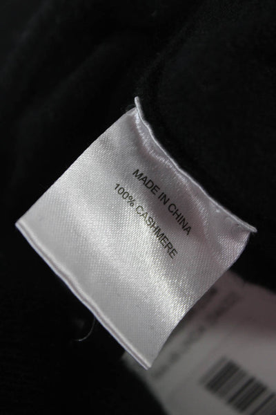 Quince Women Black 100% Cashmere Joggers Drawstring Classic Size 25