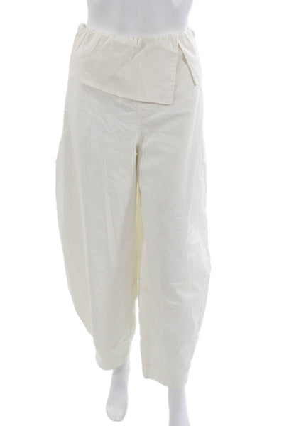 We Wore What Womens Harem Pants White Petite Size S