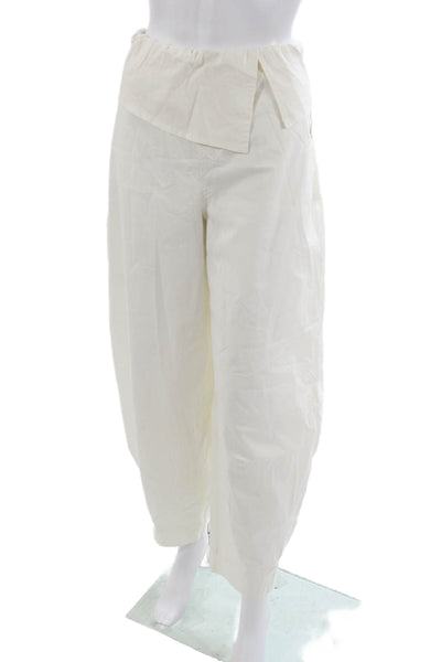We Wore What Womens Harem Pants White Petite Size S