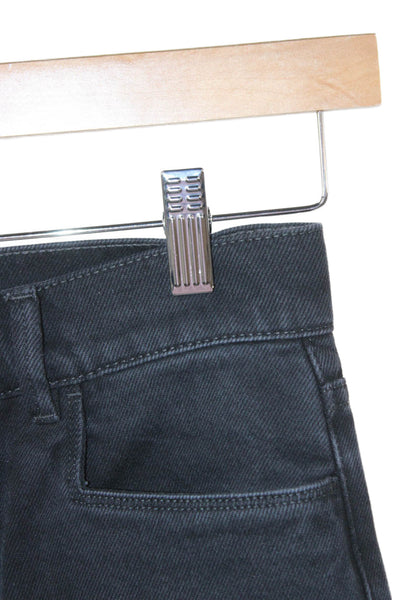 Wandler Unisex Black Straight High Rise Jeans Recycled Cotton Size 25