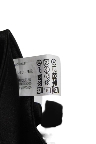 Zara Womens Cargo Pants Black Button Polyester Size XS