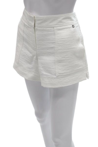 Trina Turk Women Hot Pants White Zip Size 6