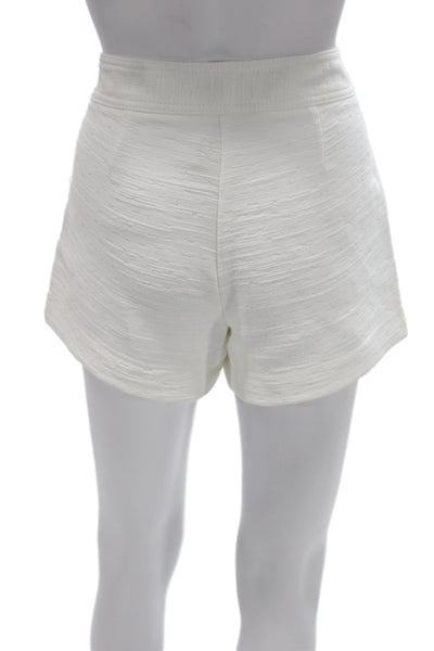 Trina Turk Women Hot Pants White Zip Size 6