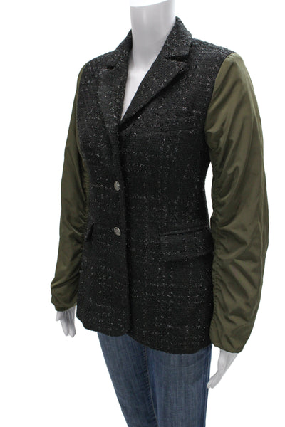 Circus NY Women Military Basic Jacket Multicolor Button Long Sleeve Size XS
