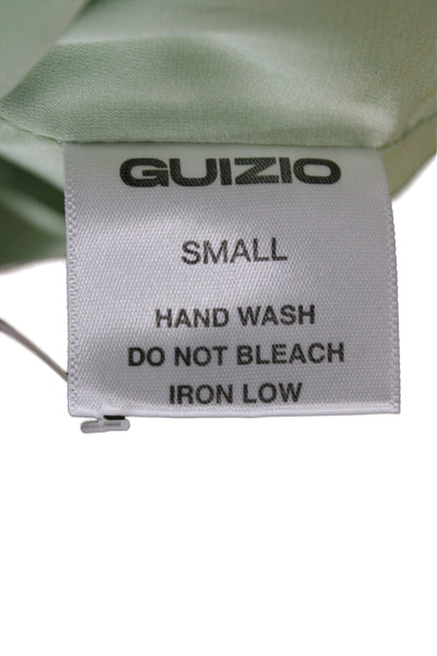 Guizio Womens Green Bodycon Mini Dress Size S