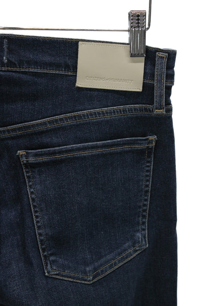 Citizens of Humanity Women High Waist Bootcut Jeans Blue Size 27