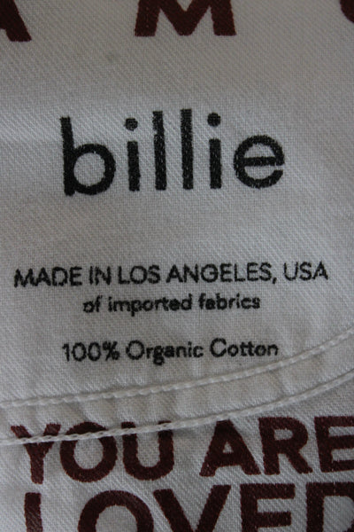Amo Women Cropped White Mid-Rise Jeans 100% Cotton Button Fly Size 27