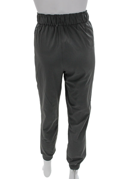 Lululemon Unisex Dark Gray Jogger Sweatpants Drawstring Size 6