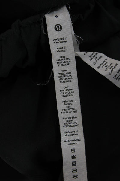 Lululemon Unisex Dark Gray Jogger Sweatpants Drawstring Size 6