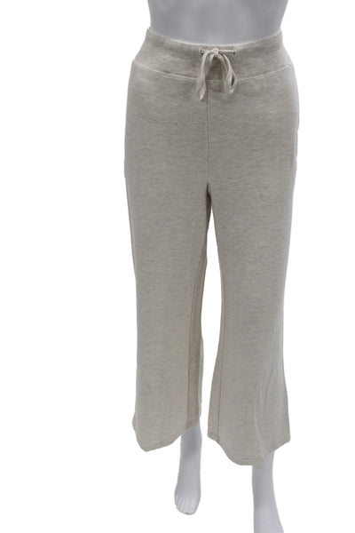 Z Supply Women Sweatpants Beige Drawstring Modal Spandex Inseam 24 Size M