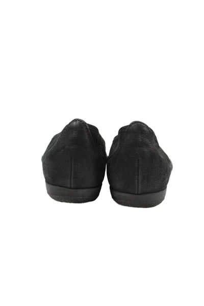 Gabor Womens Slip On Laser Cut Cap Toe Suede Ballet Flats Black Size UK 3.5
