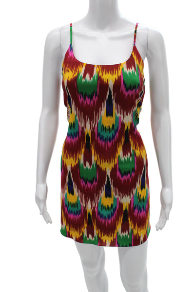 Alice + Olivia Womens Multicolor Slip Dress Sleeveless Size S