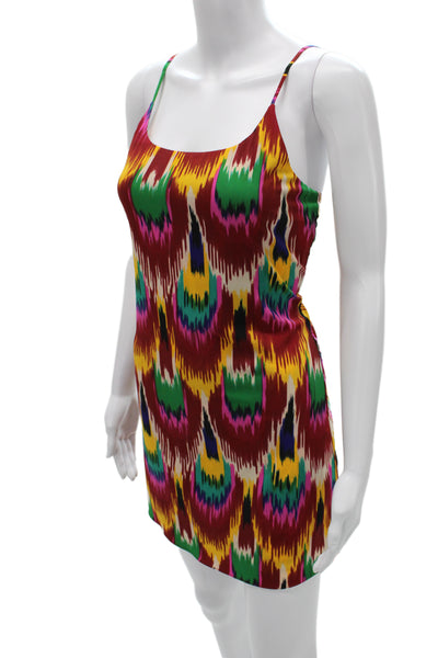 Alice + Olivia Womens Multicolor Slip Dress Sleeveless Size S