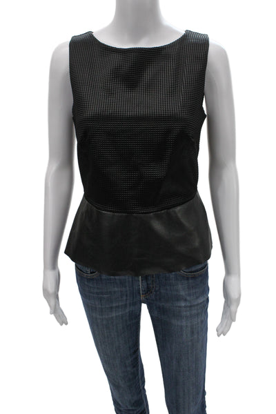 Bailey 44 Women Sleeveless Black Tank Round Neck Designer Size S
