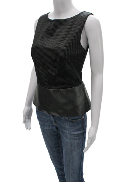 Bailey 44 Women Sleeveless Black Tank Round Neck Designer Size S