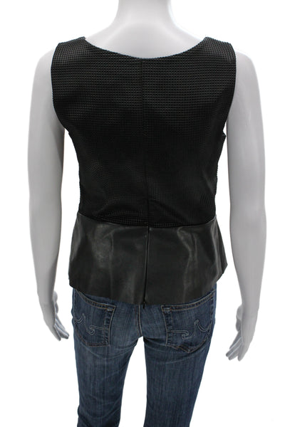 Bailey 44 Women Sleeveless Black Tank Round Neck Designer Size S