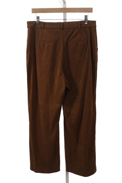 Ramy Brook Women Dress Pants Brown Hook Eye Polyester Size 10