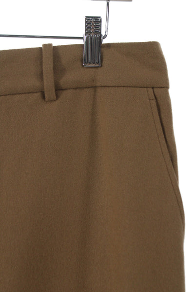 Rag & Bone Womens Dress Pants Brown Wool Button Size 10