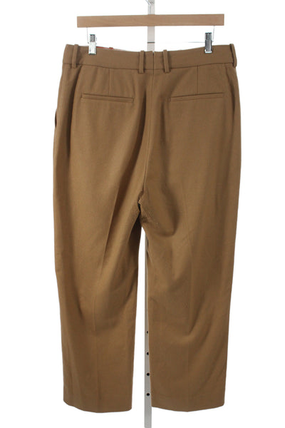 Rag & Bone Womens Dress Pants Brown Wool Button Size 10
