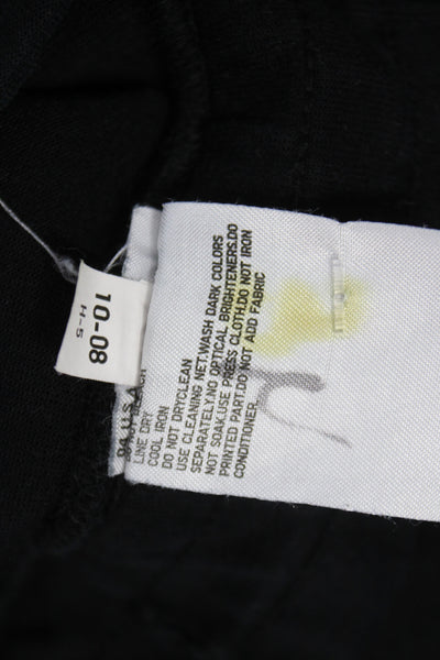 Uniqlo Mens Jogger Pants Black Polyester Pull On Size M