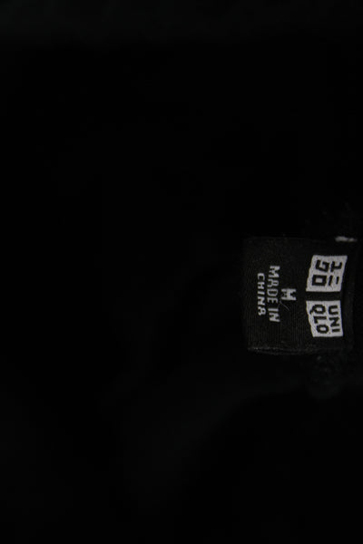 Uniqlo Mens Jogger Pants Black Polyester Pull On Size M