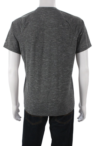 Nike Mens Gray Basic T-Shirt Polyester Crew Neck Short Sleeve Size S