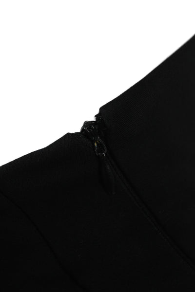 Zara Womens Culotte Shorts Black Zip Size M