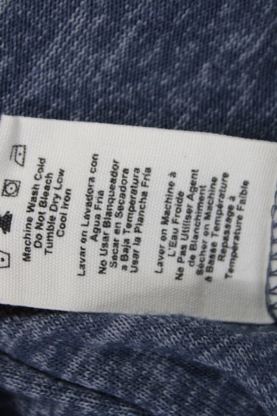 Ugg Women Blue Long Sleeve Basic T-Shirt Scoop Neck Size L