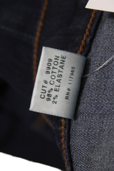 J Brand Womens Blue Skinny Jeans Mid Rise 27 Inseam Cotton Blend Size 31