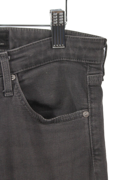 AG Womens Gray Ankle Jeans Mid Rise 27in Inseam Viscose Size 30